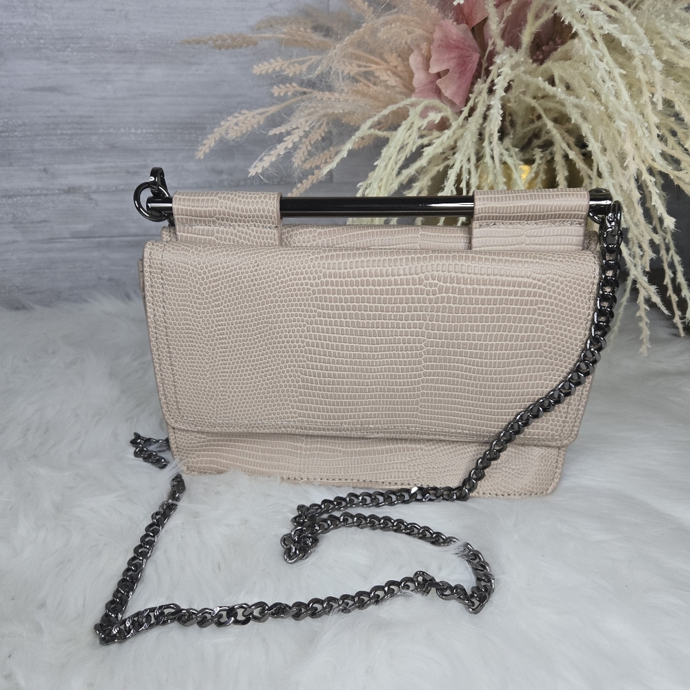 Topshop Beige Crossbody Clutch Bag  NWOT